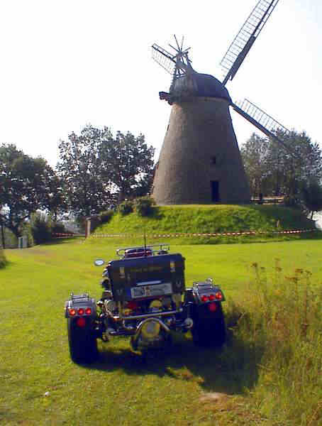 Impression auf dem Biker-Treffen an Lindemanns Mühle am 4. September 2005