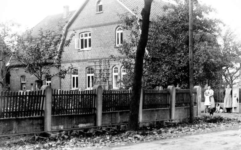 Das 1911 bezogene alte Wohnhaus der Familie Steinmann in Wehrendorf