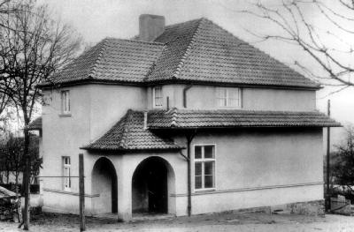 Bild: um 1928 - Die alte »Kleine Schule« in Exter 